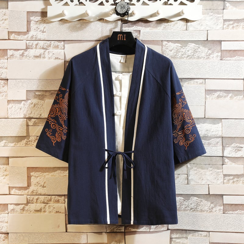 Antique Retro Embroidered Chinese Style Robe